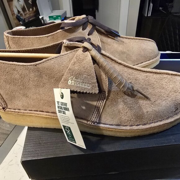 Clarks Originals Men's Desert Trek Wolf Suede 26180650 Boots Shoes Mens Size 10 - Picture 5 of 15